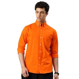 Men's Solid Cotton Formal Shirt