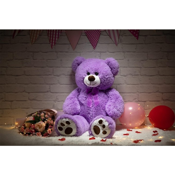 4 Feet Purple Giant Teddy Bear