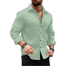DEELMO Men's Regular Fit Button Down Dress Shirts