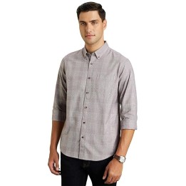 Symbol Premium Men's Stylish Checkered Casual Shirt - Regular Fit | Full Sleeve | Pure Cotton