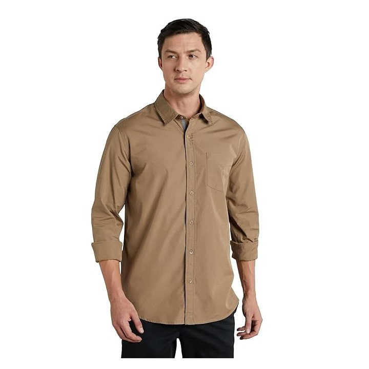 Symbol Premium Men's Casual Cotton Poplin Shirt (Regular Fit)