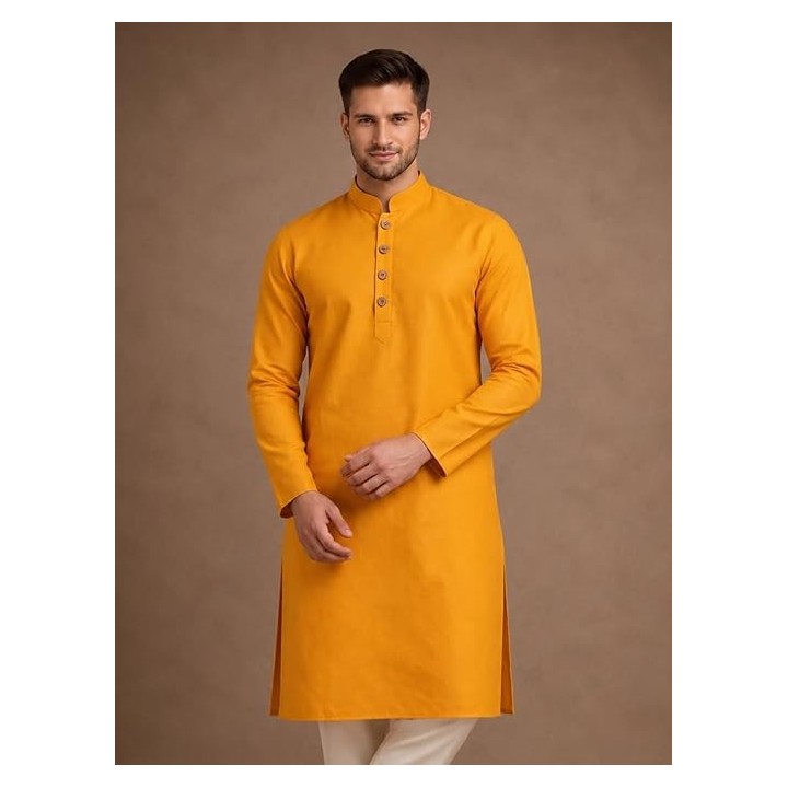 Kurta for Men Ethnic Wear Regular Fit Full Sleeve
