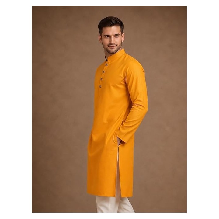 Kurta for Men Ethnic Wear Regular Fit Full Sleeve