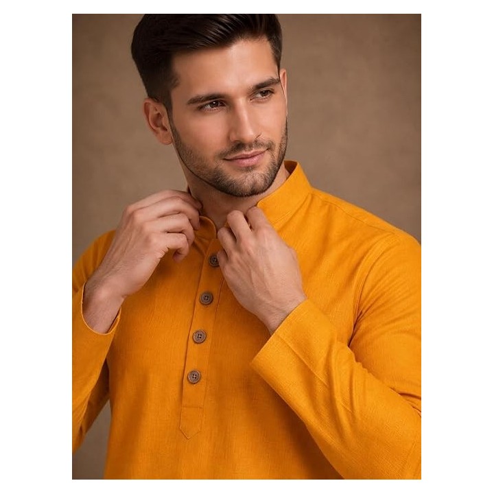 Kurta for Men Ethnic Wear Regular Fit Full Sleeve